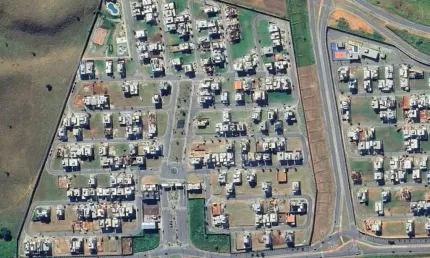 Terreno de esquina à venda no condominio reserva aruana - 356 m² plano