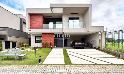 Excelente Sobrado com 380 m² com Piscina, Cond. Jardim do Golfe 3 -  5 Dorms (4 SUÍTES) - Pronto para Morar!