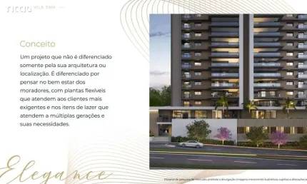 Lançamento - apartamento de 4 dorms ou 3 suítes com 188 m² 3 vagas no vila ema - com entrada a partir de r$ 146 mil