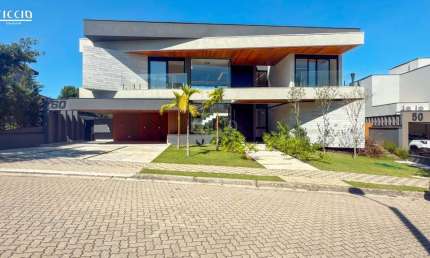 LUXO, TECNOLOGIA E UMA VISTA DE TIRAR O FÔLEGO! Luxuosa Casa 5 SUÍTES com 630 m² de Construção - Condomínio Reserva do Paratehy, Urbanova - SJC