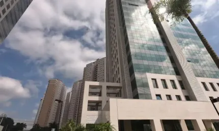 Sala Comercial 37 m² Pronta - Andar Alto - )alugada). Helbor Offices Jardim das Colinas SJC-S