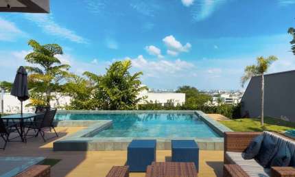 Casa de Luxo com 4 Suítes e Design Exclusivo à Venda no Condomínio Reserva do Paratehy - São José dos Campos/SP