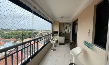 Apartamento a venda no bairro bosque dos eucaliptos em são josé dos campos com  2 dorm (1suite) - 2 vagas cobertas