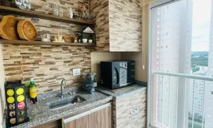 Splendor Garden apartamento com 75m 2 dormitórios,  varanda gourmet - mobiliado!!
