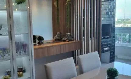 Edificio Geneve Jardim Aquarius apartamento com 105m2 com varanda gourmet