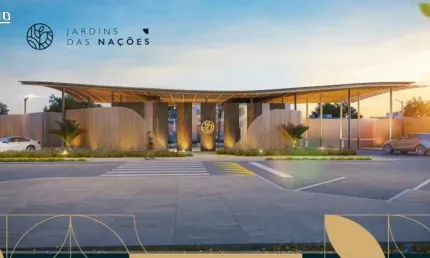 Terreno plano com 589,03m² em condominio de alto padrão jardim das nações