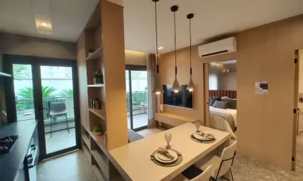 *última unidade* - apartamento com 1 dormitório à venda, 45 m² por r$ 550.000 - jardim aquarius - são josé dos campos/sp