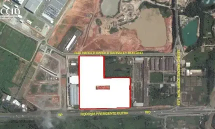 Área Industrial Plana 157.578,00 m² Rio Abaixo Jacareí SP