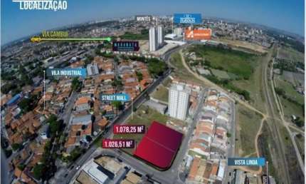 Terreno de 1.078 m2 no Vila Industrial/Vista Linda em São José dos Campos