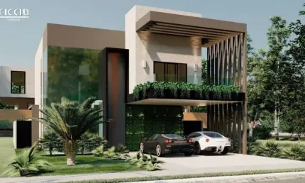 Casa em condomínio fechado santa mônica - caçapava/sp - 3 suítes, varanda gourmet com piscina