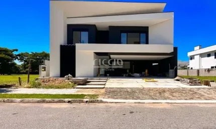 Com Renda - Sobrado 420 m² Pronta para Morar Cond. Jardim do Golfe 4 Suítes, Infra p/ Elevador - PRONTA PARA MORAR