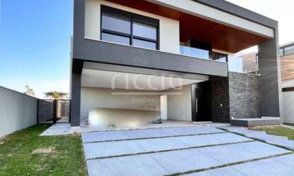 Espetacular Sobrado novo Alphaville II, 5 SUÍTES, Construção de 397 m² e Área terreno: 494 m²,