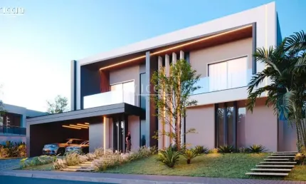 Casa à venda, Alto padrão no Cond. Colinas do Paratehy 600 m² terreno e 384 m² Útil, 4 SUÍTES + Escritório