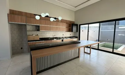 Casa em condomínio à venda em Indaiatuba-SP, no bairro Jardim Residencial Dona Maria José. 3 quartos, 3 suítes, 2 salas, 5 banheiros, 4 vagas de garagem, 190m².