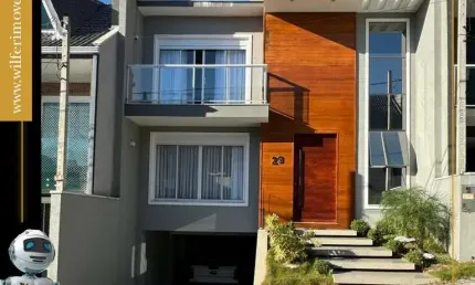 Casa com 3 quartos à venda na rua frederico stella, cachoeira, curitiba, 200 m2 por r$ 1.290.000