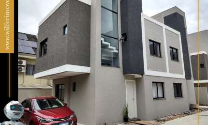 Casa com 3 quartos à venda na Rua Rodolfo Bernardelli, 569, Uberaba, Curitiba, 105 m2 por R$ 639.000