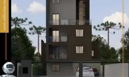 Apartamento com 3 quartos à venda na rua professor joão da costa viana, 973, cidade jardim, são josé dos pinhais, 83 m2 por r$ 459.000