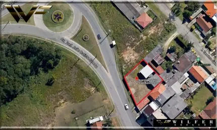 Terreno à venda na Avenida Prefeito João Batista Stocco, 1156, Guaraituba, Colombo por R$ 980.000