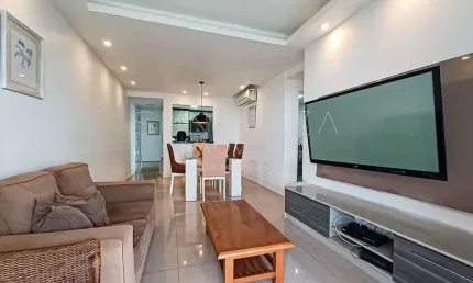 Apartamento à venda com 3 quartos (1 suíte) no condomínio península way - 90m² - barra da tijuca