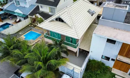 Casa Triplex de Alto Padrão no Condomínio SandLake – 264m²- 4 quartos (3 suítes ) - Recreio dos Bandeirantes