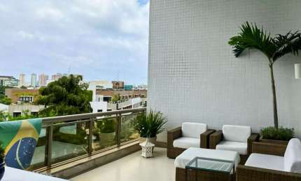Apartamento 4 quartos sendo 4 suítes, linear com pé direito duplo, Península - Barra da Tijuca
