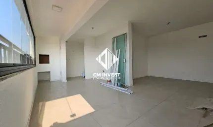 Apartamento Vista Mar Sol da Manhã novo à venda com  2 quartos, 1 suíte, 1 vaga, 71m² em Barreiros São José, SC