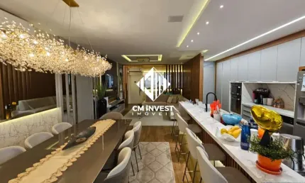 Apartamento de Luxo 100% Mobiado e Equipado com 4 quartos em 304m² de Área total à venda em Campinas, São José-SC!