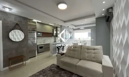Lindo Apartamento à venda 3 dormitórios, sacada com churrasqueira e Piscina em Barreiros São José,Sc