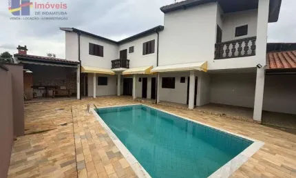 Sobrado com 4 dormitórios, 233 m² - venda por R$ 800.000,00 ou aluguel por R$ 4.487,00/mês - Parque São Lourenço - Indaiatuba/SP