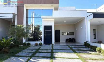 Casa para Locação, Condomínio Fechado em Indaiatuba/SP, 03 dormitórios (sendo 01 suíte), planejados em todos os ambientes.