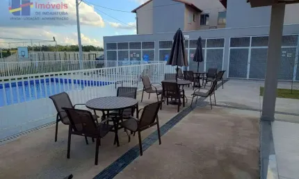 Casa para locação em Indaiatuba/SP, 02 dormitórios, condomínio fechado