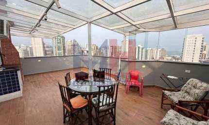 Cobertura com 2 quartos, Guilhermina, Praia Grande - R$ 800 mil, Cod: 207026