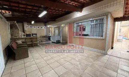 Sobrado com 5 quartos, Boqueirão, Praia Grande, Cod: 207666
