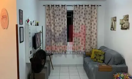 Apartamento com 1 quarto, guilhermina, praia grande - r$ 260 mil, cod: 207748
