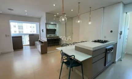Apartamento para locação no Edifício Ilhas do Mediterrâneo, com 89m² de área útil.