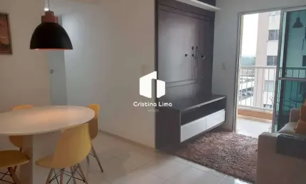 Apartamento semi mobiliado - condomínio recanto da natureza
