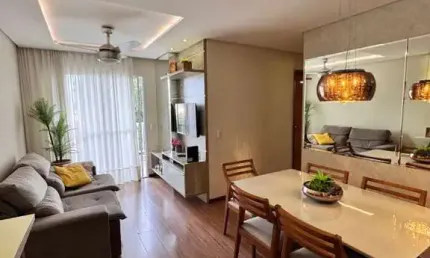 Apartamento 3 Quartos c/ Suíte | Vaga de garagem coberta - Paradiso Condomínio Clube Valparaíso - Serra/ES