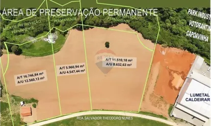 Terreno na zona industrial de votorantim, sp (capoavinha)