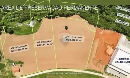 Terreno na zona industrial de votorantim, sp (capoavinha)