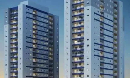 Apartamento para venda possui 47 metros quadrados com 2 quartos