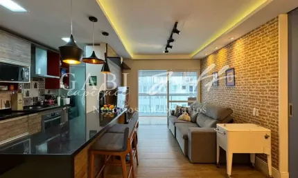 Apartamento com 2 quartos à venda no gonzaga, santos , 80 m2 por r$ 960.000