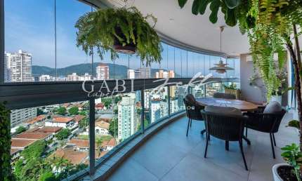 Apartamento com 3 quartos à venda no Ponta da Praia, Santos , 165 m2 por R$ 2.800.000