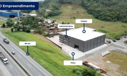 Galpão no distrito industrial sul com 0 quartos para locação, 1800 m²