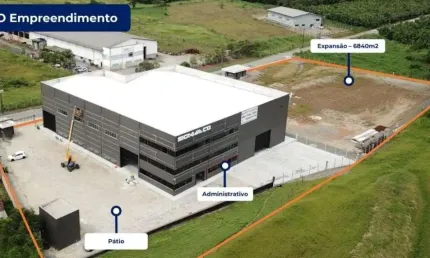 Galpão no distrito industrial sul com 0 quartos para venda, 1800 m²