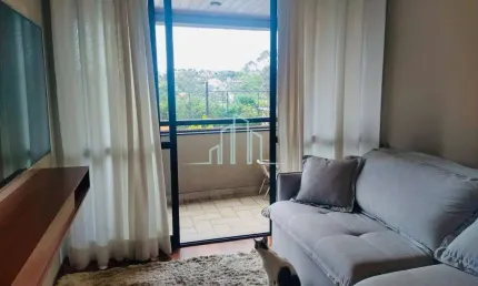 Apartamento mobiliado com 3 dormitórios  aluguel  e venda 90m² - Alphaville