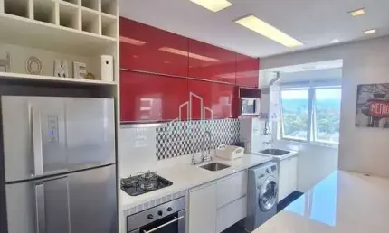 Apartamento com 1 dormitório para alugar, 50m² por R$ 5.400/mês -Alphaville