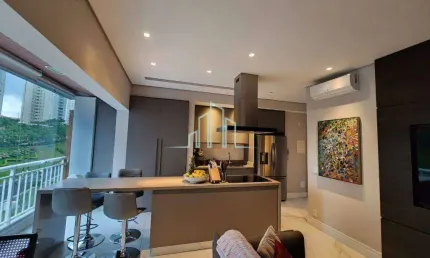 Apartamento mobiliado com 102 m², à venda por R$ 1.195.000- Alphaville