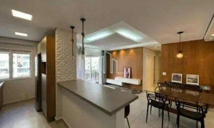 Apartamento Mobiliado 76m, 2 dormitórios p/ alugar, R$ 6.950, Alphaville/SP