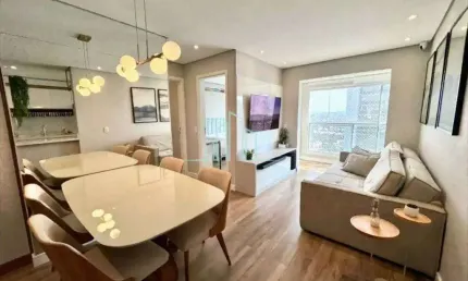 Apartamento 67m² a venda ou aluguel por r$ 7.200,00 - alphaville/sp