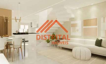 Casa Geminada a venda, 3 quartos, 1 suíte, 2 vagas, Bairro Santa Amelia